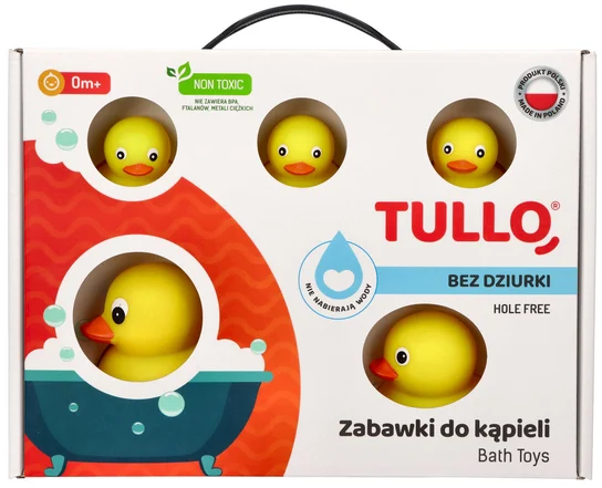 Zestaw Higienicznych Kaczuszek do Kąpieli – 5 Sztuk