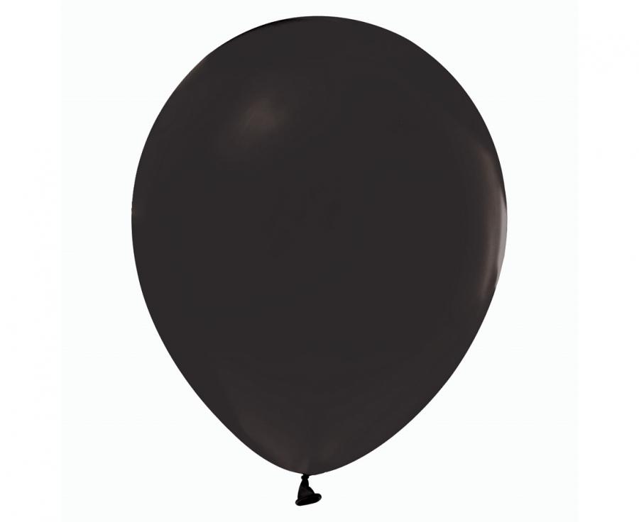 Balony Beauty&Charm, pastelowe czarne 12″/ 10 szt.