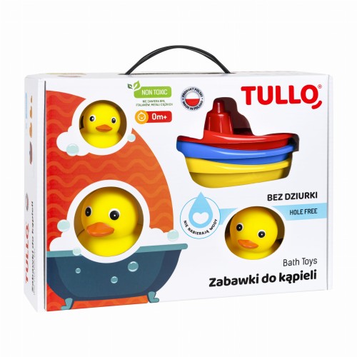 Zabawki do kąpieli 6 szt. Bez dziurki Higieniczne