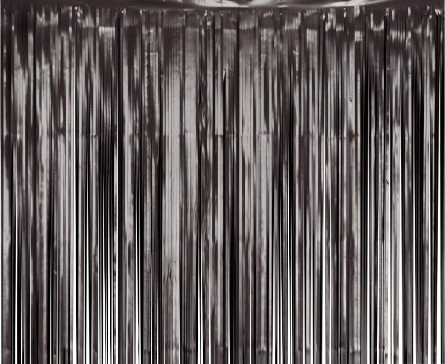 Kurtyna matowa B&C czarna, 100×200 cm