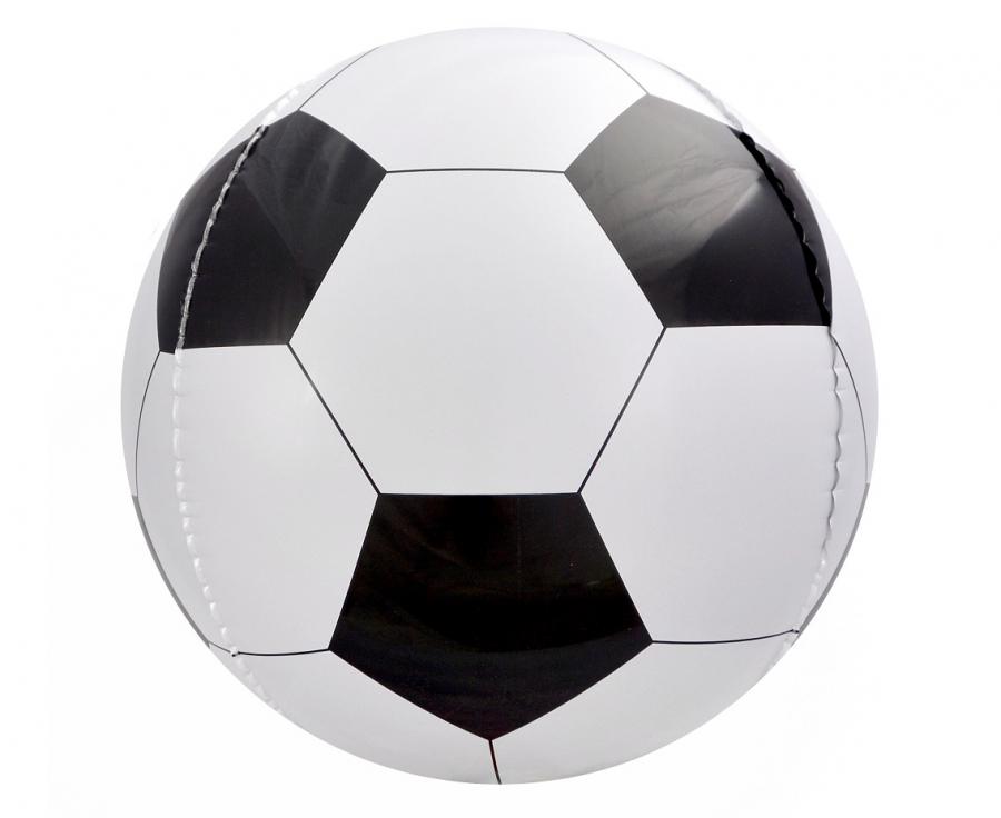 Balon foliowy 16″ Piłka biało-czarna